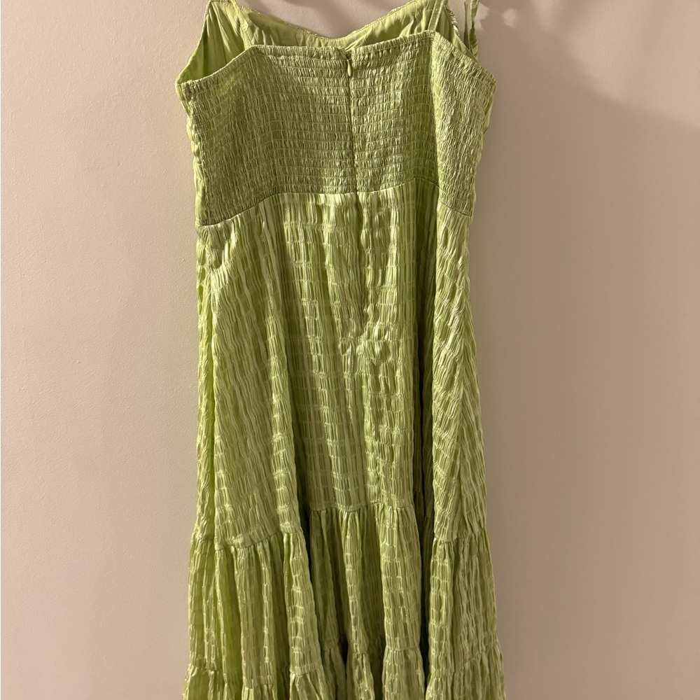 Lulu's Light Green Midi Dress - Picture 5 of 7